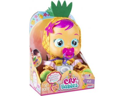TM Toys Cry Babies Interaktívna bábika 30 cm Tutti Frutti Pia