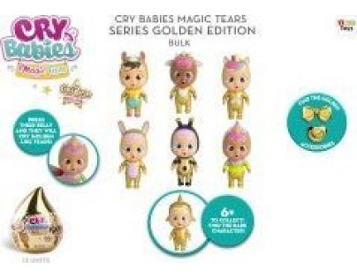 Cry Babies Magic Tears magické slzy zlatá edícia