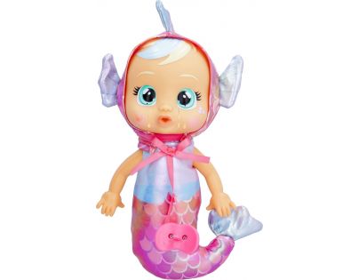 Cry Babies Tiny Cuddles Bábika Morská panna Delphine růžový dudlík