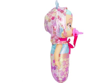 Cry Babies Tiny Cuddles Bábika Morská panna Melody tmavě růžový dudlík