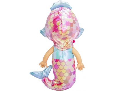 Cry Babies Tiny Cuddles Bábika Morská panna Melody tmavě růžový dudlík