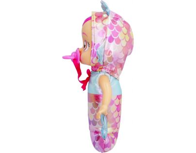 Cry Babies Tiny Cuddles Bábika Morská panna Melody tmavě růžový dudlík