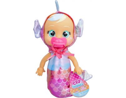 Cry Babies Tiny Cuddles Bábika Morská panna Delphine růžový dudlík