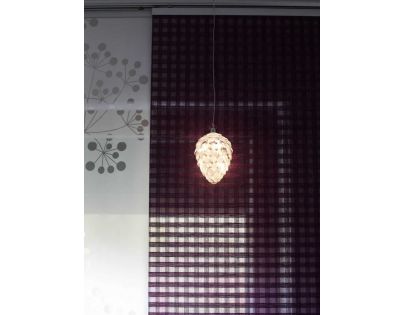 Marimex Crystal Závesná biela šiška 14 cm