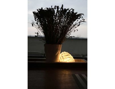 Marimex Crystal Závesná biela šiška 14 cm