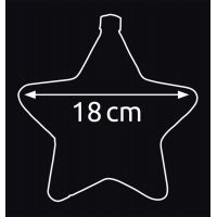 Marimex Crystal Závesná hviezda s cezmínou 3