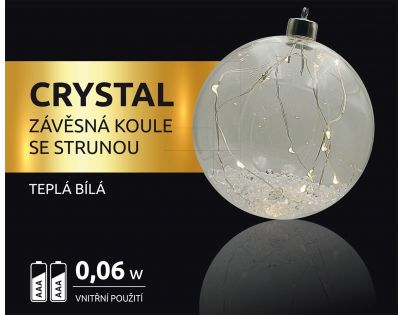 Marimex Crystal Závesná guľa so strunou