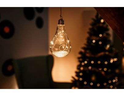 Crystal Závesná žiarovka 15 cm