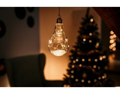 Crystal Závesná žiarovka 15 cm