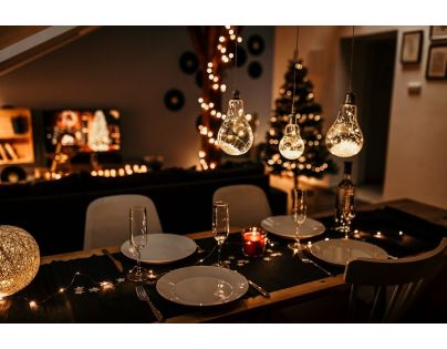 Crystal Závesná žiarovka 15 cm