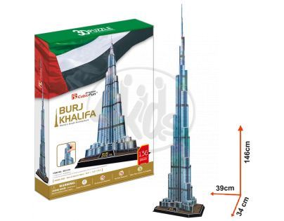Cubic Fun 3D Puzzle Burj Khalifa 136 dílků