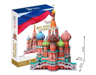 CUBIC FUN 3D puzzle Chrám Vasila Blaženého Moskva