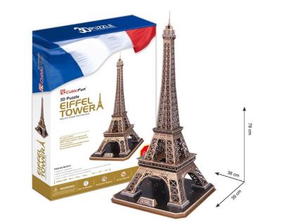CubicFun Puzzle 3D Eiffelova veža 82 dielikov