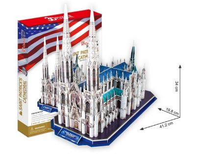 CUBIC FUN 3D puzzle Katedrála svatého Patrika New York