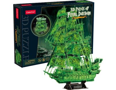 Cubicfun 3D Puzzle Pirátska loď Lietajúci Holanďan 360 dielikov