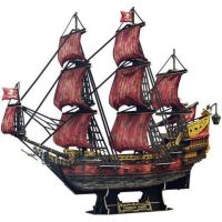 Cubicfun 3D Puzzle Plachetnica Queen Anne's Revenge 391 dielikov - Poškodený obal 2