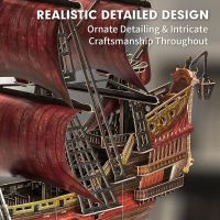 Cubicfun 3D Puzzle Plachetnica Queen Anne's Revenge 391 dielikov - Poškodený obal 4