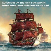 Cubicfun 3D Puzzle Plachetnica Queen Anne's Revenge 391 dielikov - Poškodený obal 6