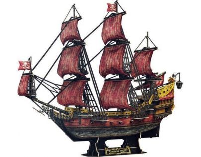 Cubicfun 3D Puzzle Plachetnica Queen Anne's Revenge 391 dielikov