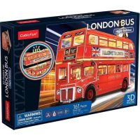 CubicFun 3D puzzle s LED Nočná edícia Londýnsky autobus 161 dielikov 4