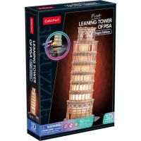 CubicFun 3D puzzle s LED Nočná edícia Šikmá veža v Pise 42 dielikov 3