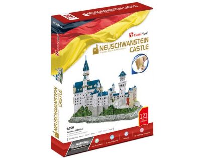 CubicFun 3D Puzzle Zámok Neuschwanstein 98 dielikov