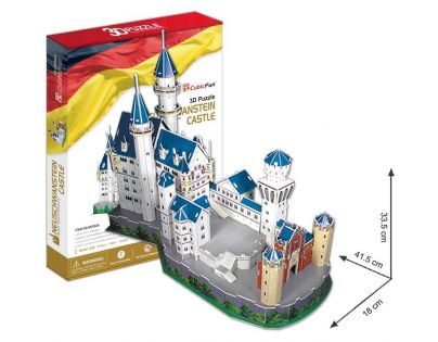 CubicFun 3D Puzzle Zámok Neuschwanstein 98 dielikov