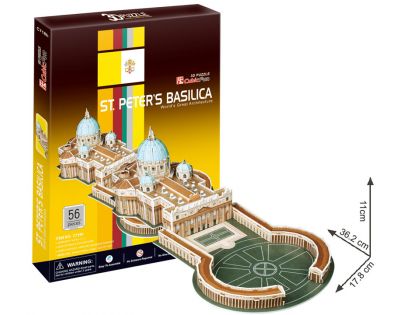 CUBIC FUN 3D puzzle Bazilika svatého Petra 56 dielikov