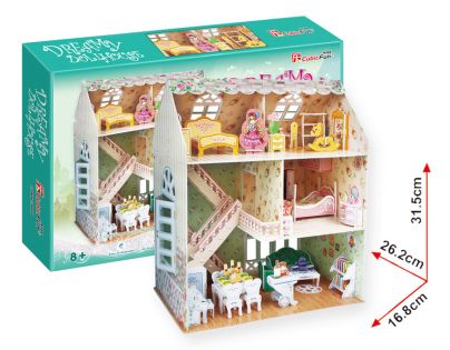 CUBIC FUN 3D puzzle Domek snov pro panenky