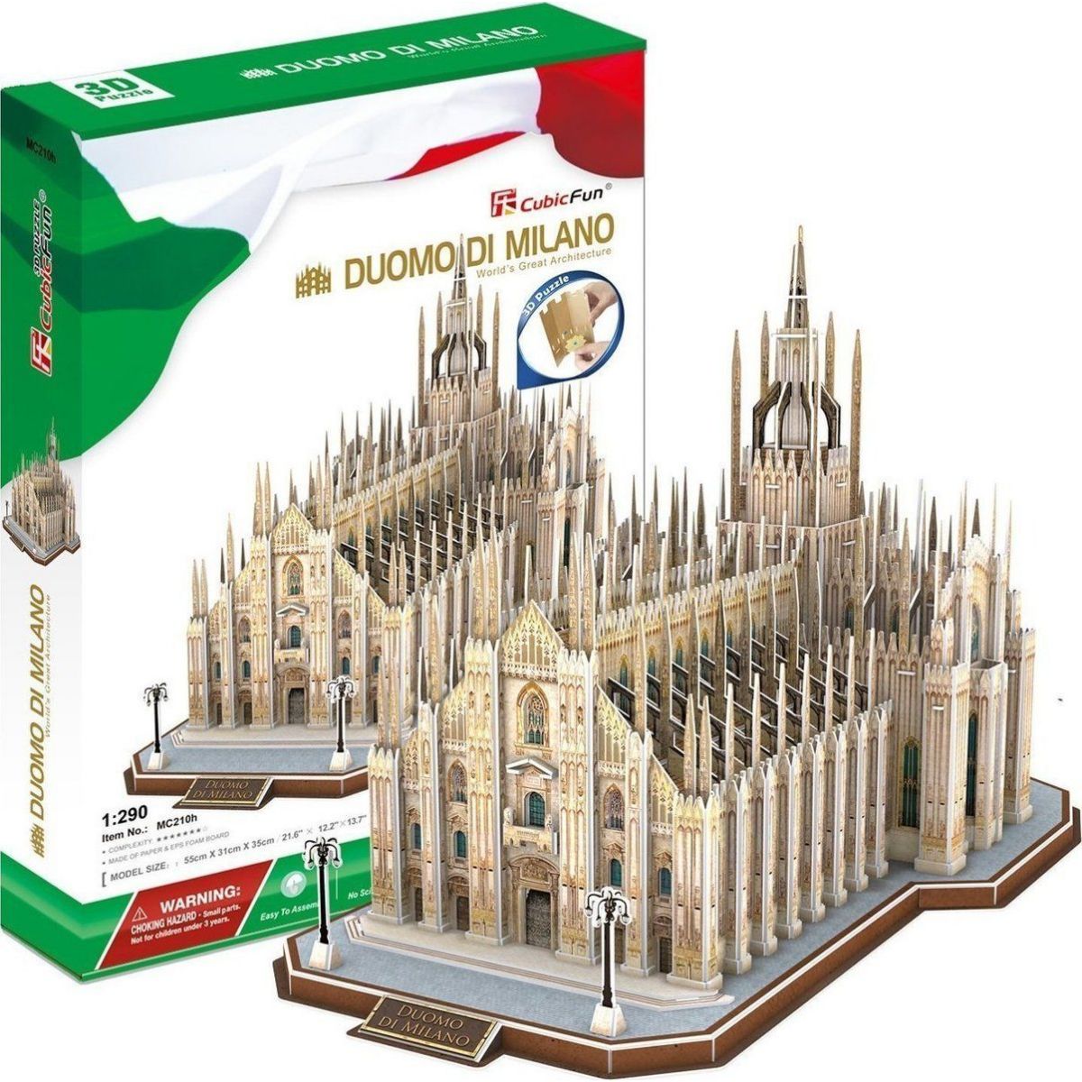CubicFun Puzzle 3D Duomo di Milano 251 dielikov