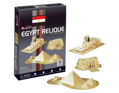 CubicFun Puzzle 3D Egyptské památky 30 dílků