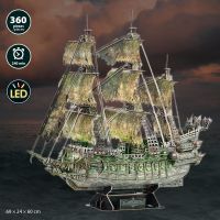 Cubicfun 3D Puzzle LED Flying dutchman 360 dielikov - Poškodený obal 2