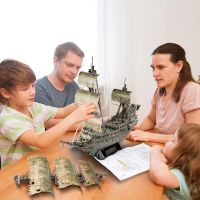 Cubicfun 3D Puzzle LED Flying dutchman 360 dielikov - Poškodený obal 4