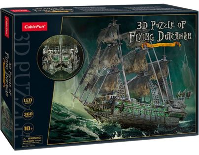 Cubicfun 3D Puzzle LED Flying dutchman 360 dielikov - Poškodený obal