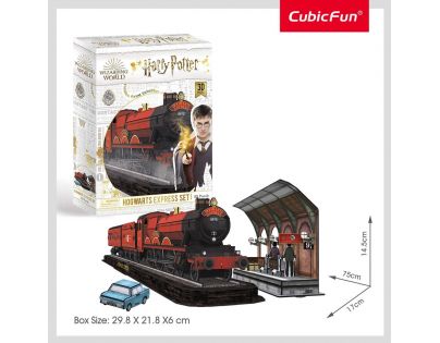 CubicFun Puzzle 3D Harry Potter Rokfort ™ Express 180 dielikov