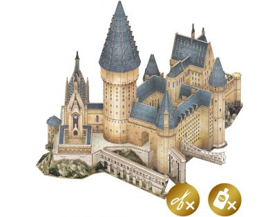 CubicFun Puzzle 3D Harry Potter Rokfort ™ Veľká sieň 187 dielikov