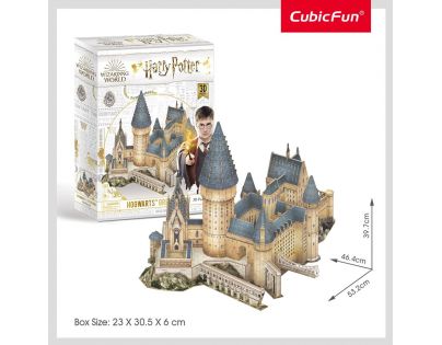CubicFun Puzzle 3D Harry Potter Rokfort ™ Veľká sieň 187 dielikov