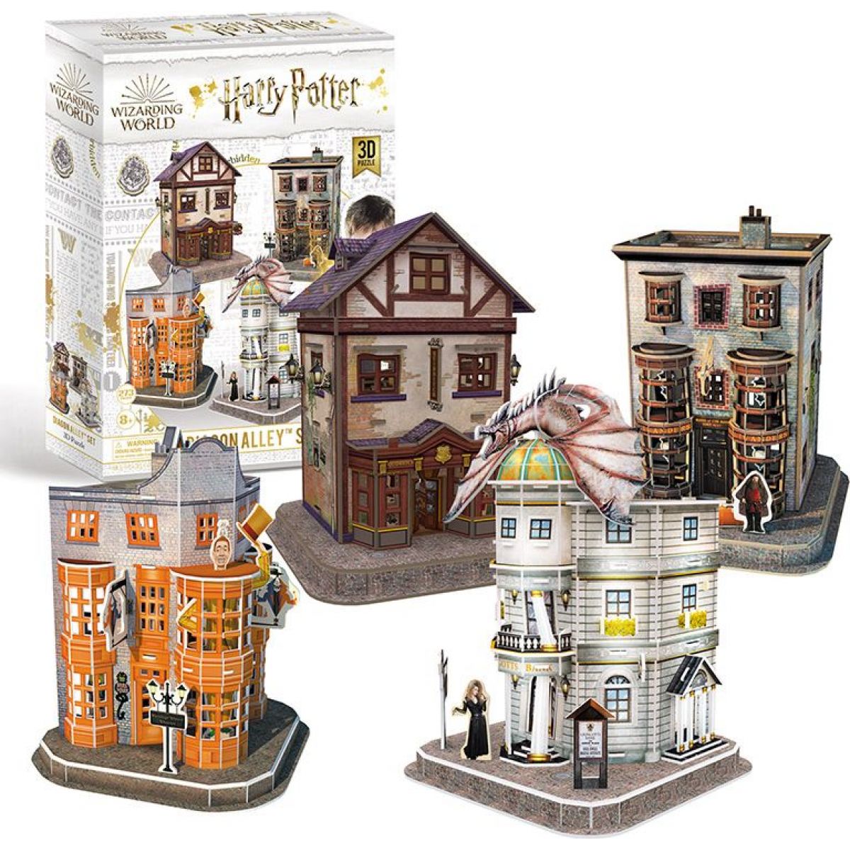 Cubicfun 3D Puzzle 4 v 1 Harry Potter Priečna ulica 181 dielikov