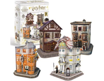 Cubicfun 3D Puzzle 4 v 1 Harry Potter Priečna ulica 181 dielikov