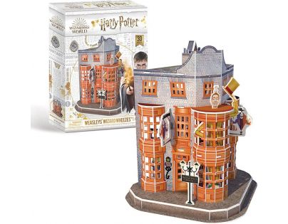 Cubicfun 3D Puzzle Harry Potter Priečna ulička Weasleys Wizard Wheezes 78 dielikov