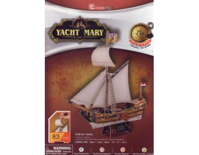CUBIC FUN 3D puzzle Jachta Mary