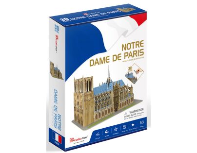 CubicFun Puzzle 3D Katedrála Notre-Dame 53 dielikov