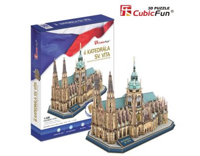 Cubic Fun 3D Puzzle Katedrála Sv. Víta 193 dielikov