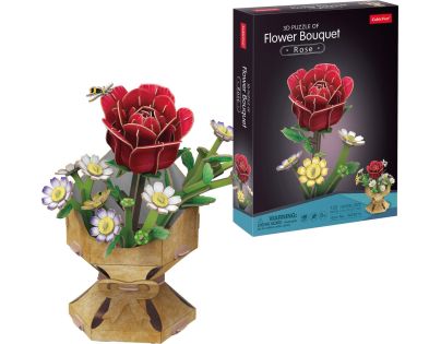 CubicFun Puzzle 3D Kytica ruží 120 dielikov