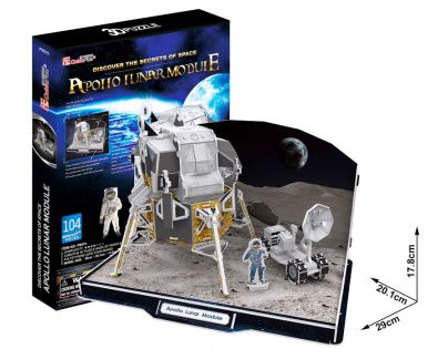 CUBIC FUN 3D puzzle Lunárny modul Apollo 104 dielikov