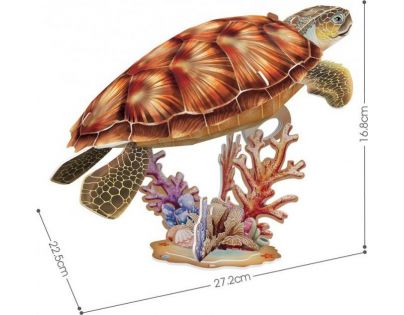 Cubicfun Puzzle 3D National Geographic Morská korytnačka 31 dielikov