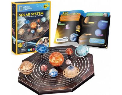 Cubicfun Puzzle 3D National Geographic Slnečná sústava 173 dielikov