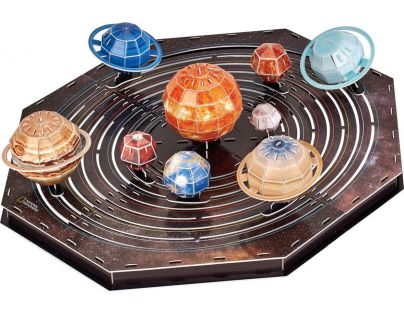 Cubicfun Puzzle 3D National Geographic Slnečná sústava 173 dielikov