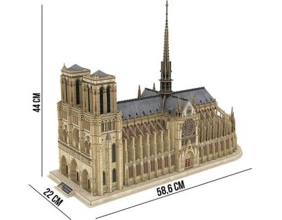 Cubicfun 3D Puzzle Notre Dame 293 dielikov - Poškodený obal