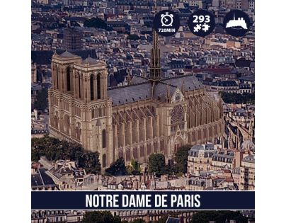 Cubicfun 3D Puzzle Notre Dame 293 dielikov - Poškodený obal